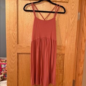 Old Navy Burnt orange strappy dress with pockets - worn once